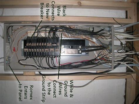 can i enter an electric box from the bottom|wiring romex to breaker box.